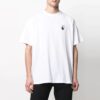 SS21 Back Red Arrow Cotton Short Sleeve Loose Fit White