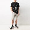 SS21 Belt Logo Knee-Length Shorts Loose Fit Beige