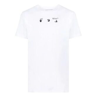 SS21 Bolt Arrows Alphabet Printing Short Sleeve Ordinary Version White SS21 Bolt Arrows Alphabet Printing Short Sleeve Ordinary Version White
