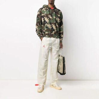 SS21 Camouflage Full Print Printing Loose Fit Green