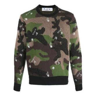 SS21 Camouflage Knit Green Camouflage