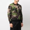 SS21 Camouflage Knit Green Camouflage