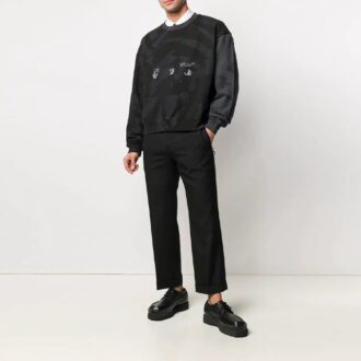 SS21 Camouflage Printing Logo Round Neck Black SS21 Camouflage Printing Logo Round Neck Black
