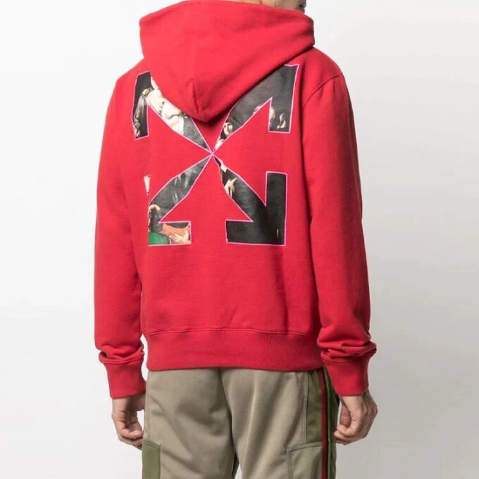 SS21 Caravaggio Arrow Printing Loose Fit Red