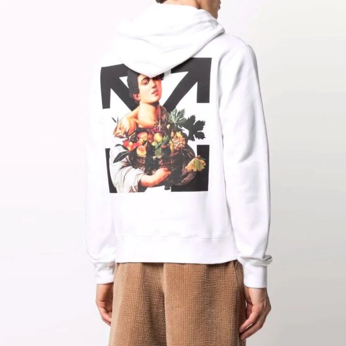 SS21 Caravaggio Boy Logo Printing Lacing Loose Fit White