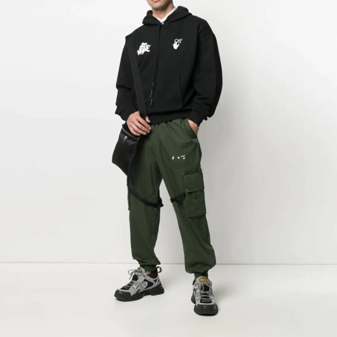 SS21 Cargo Casual Long Pants Loose Fit Green