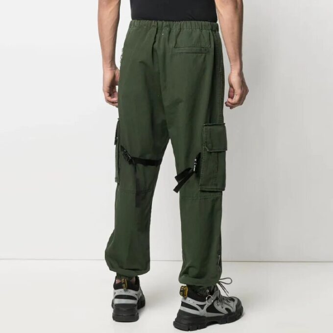 SS21 Cargo Casual Long Pants Loose Fit Green
