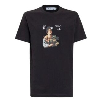 SS21 Cartoon Printing Round Neck Short Sleeve Version Black SS21 Cartoon Printing Round Neck Short Sleeve Version Black