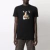 SS21 Cartoon Printing Round Neck Short Sleeve Version Black