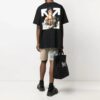 SS21 Cartoon Printing Short Sleeve Loose Fit Black