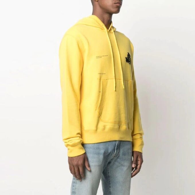 SS21 Casual Alphabet Printing Loose Fit Yellow
