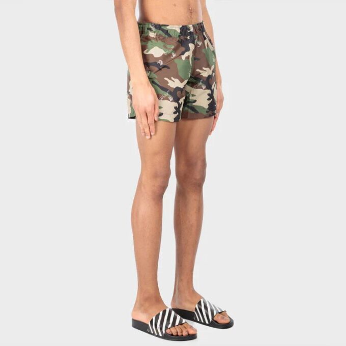 SS21 Casual Camouflage Printing Shorts Version Green