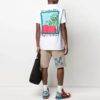 SS21 Chest Logo Printing Round Neck Short Sleeve Ordinary Version White