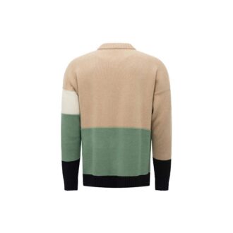 SS21 Colorblock Logo Round Neck Long Sleeves Colorblock