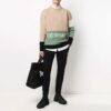 SS21 Colorblock Logo Round Neck Long Sleeves Colorblock
