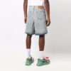 SS21 Cotton Denim Shorts Loose Fit Blue