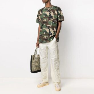 SS21 Cozy Camouflage Pattern Short Sleeve Loose Fit Camouflage