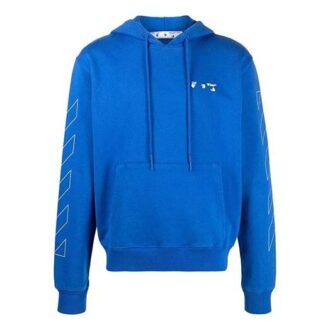 SS21 Diag Logo Printing Loose Fit Blue