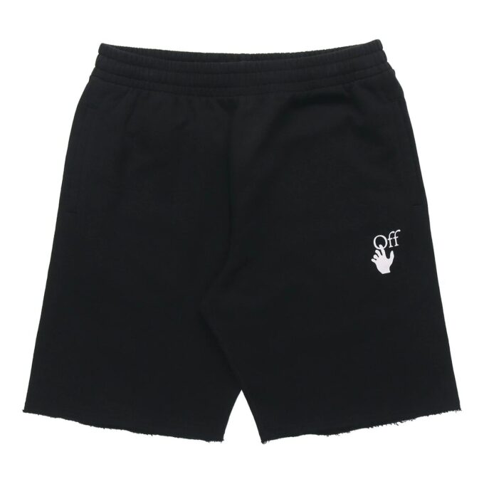 SS21 Diag Stripe Sweat Shorts Men s Black