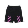 SS21 Diag Stripe Sweat Shorts Men s Black
