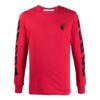 SS21 Geometry Pattern Long Sleeves Slim Fit Version Red