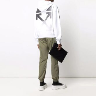 SS21 Gradient Arrow Loose Fit White