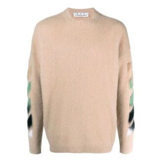 SS21 Gradient Arrow Printing Wool Knitting Brown