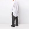 SS21 Graffiti Logo Printing Long Sleeves Shirt White