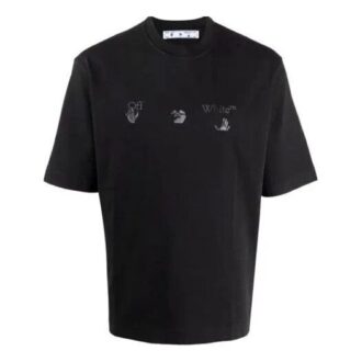 SS21 Hands Logo Short Sleeve Ordinary Version Black