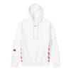 SS21 hooded Logo Printing Long Sleeves Loose Fit White