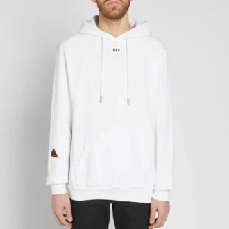 SS21 hooded Logo Printing Long Sleeves Loose Fit White