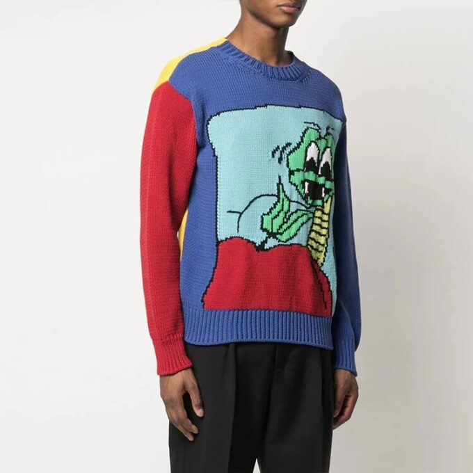 SS21 Knit Cartoon Loose Fit