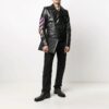 SS21 lapel Printing Jacket Black