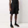 SS21 Logo Alphabet Button Shorts Loose Fit Black