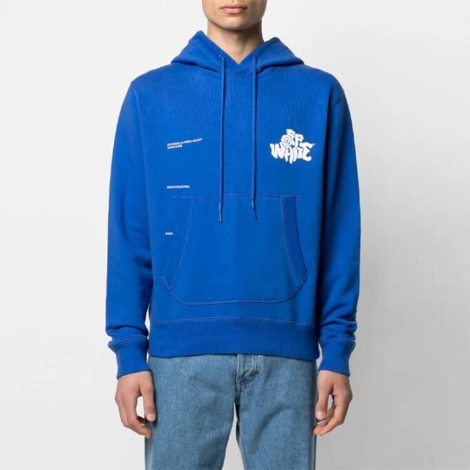 SS21 Logo Alphabet Printing Drawstring Loose Fit Blue