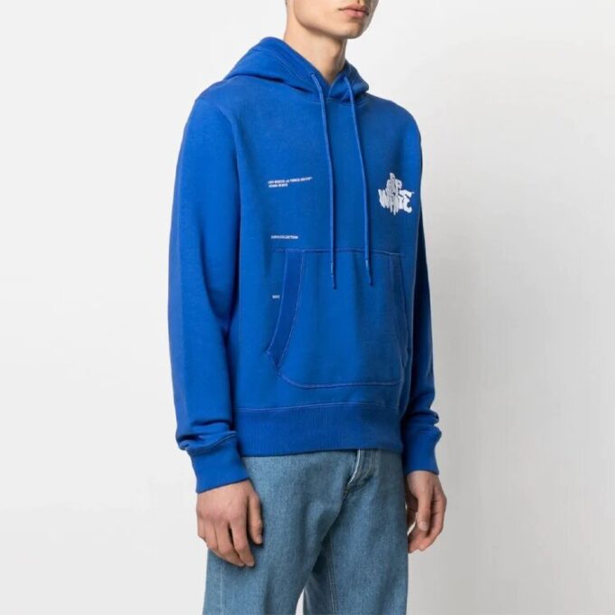 SS21 Logo Alphabet Printing Drawstring Loose Fit Blue