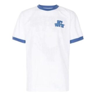 SS21 Logo Alphabet Printing Short Sleeve Loose Fit White