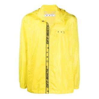 SS21 Logo Alphabet Printing Zipper Windbreaker Ordinary Version Yellow SS21 Logo Alphabet Printing Zipper Windbreaker Ordinary Version Yellow
