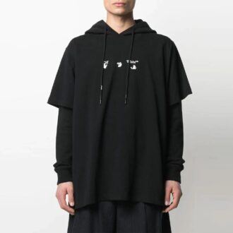 SS21 Logo Arrows Pattern Printing Ordinary Version Black