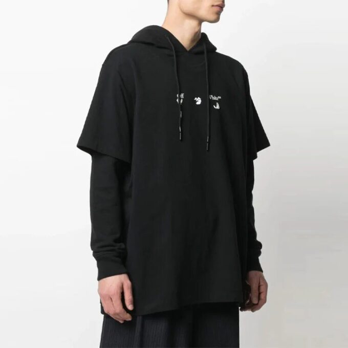 SS21 Logo Arrows Pattern Printing Ordinary Version Black