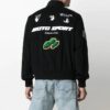 SS21 Logo Embroidered Athleisure Casual Sports Jacket Version Black