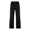 SS21 Logo Embroidered Casual Sports Pants Version Black