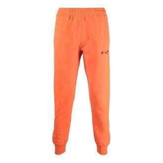 SS21 Logo logo Sports Long Pants Unisex Orange