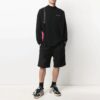 SS21 Logo Long Sleeves Round Neck Loose Fit Black