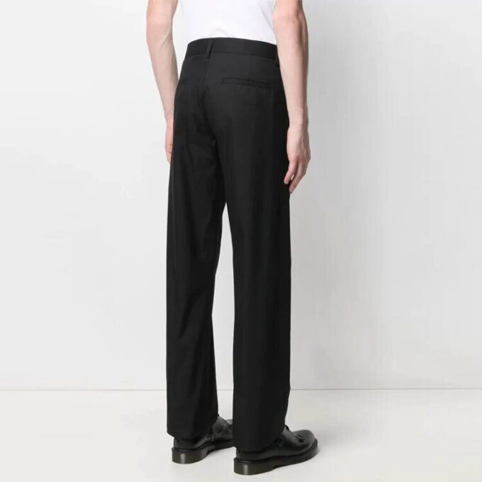 SS21 Logo Pattern Belt Casual Long Pants Version Black