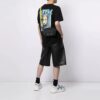 SS21 Logo Pattern Printing Short Sleeve Loose Fit Black