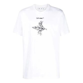 SS21 Logo Pattern Printing Short Sleeve White