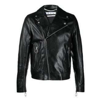 SS21 Logo Pattern Zipper Slim Fit Version Black