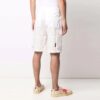 SS21 Logo Printing Cargo Pocket Shorts White
