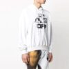 SS21 Logo Printing hooded Long Sleeves White